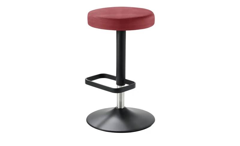 Barhocker   ¦ rot ¦ Maße (cm): B: 44 T: 44.0 Polstermöbel > Hocker > Barhocker - Möbel Kraft