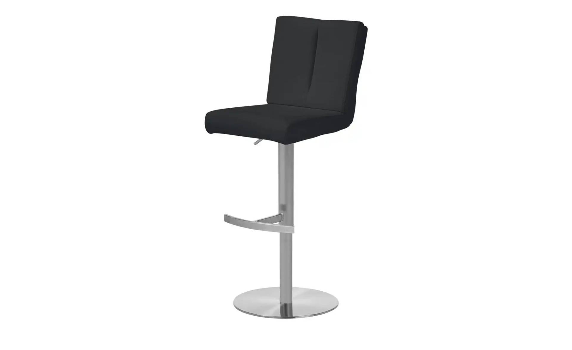 Barhocker   ¦ schwarz ¦ Maße (cm): B: 42 H: 89 T: 53.0 Polstermöbel > Hocker > Barhocker - Möbel Kraft