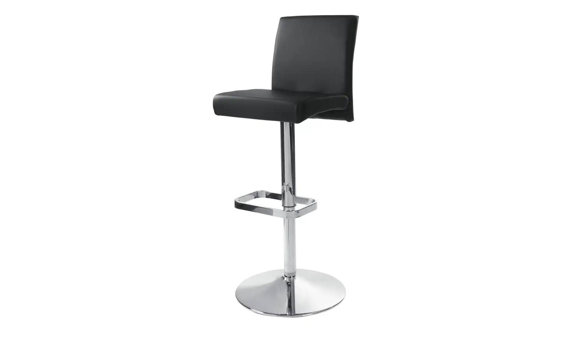 Barhocker   ¦ schwarz ¦ Maße (cm): B: 44 T: 38.0 Polstermöbel > Hocker > Barhocker - Möbel Kraft