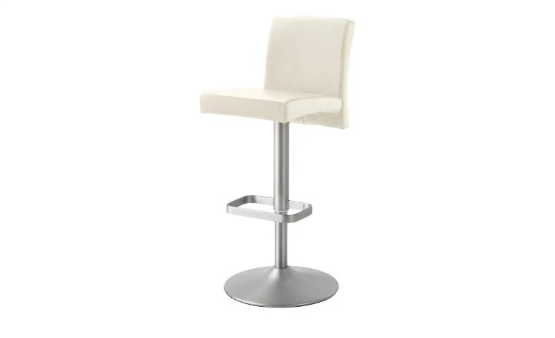 Barhocker   ¦ weiß ¦ Maße (cm): B: 44 T: 38.0 Polstermöbel > Hocker > Barhocker - Möbel Kraft