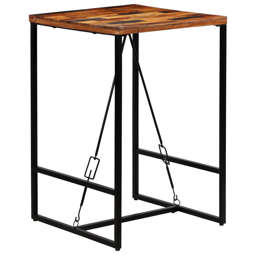 Bartisch Altholz Massiv 70x70x106 cm 70 x 70 x 106 cm 1