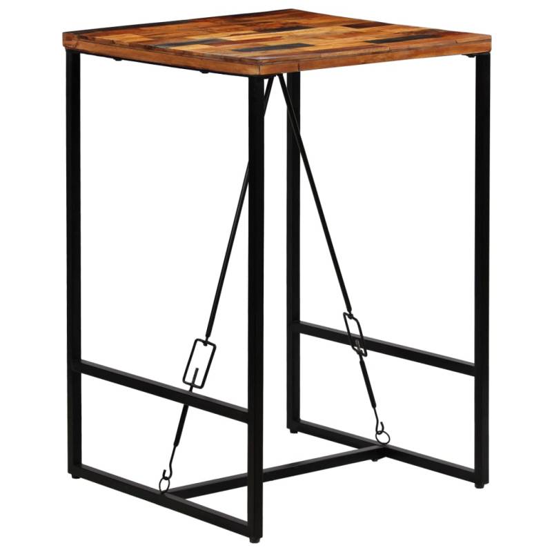 Bartisch Altholz Massiv 70x70x106 cm 70 x 70 x 106 cm 1