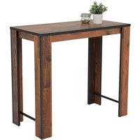 Bartisch Frieda II Eiche Old Wood Nachbildung Holzwerkstoff B/H/T: ca. 120x108x58 cm von Hela