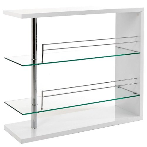 Bartisch Style Weiß lackiert L 120 x T 40 x H 108 cm