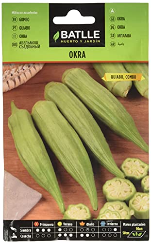 Batlle Gemüsesamen - Okra Samen (Samen) von Semillas Batlle