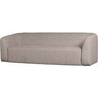 3-Sitzer Sofa Sloping aus Stoff, Off White