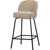 Barhocker Vogue aus Chenille-Stoff 65 cm, Sand