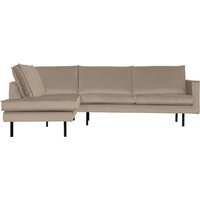 Ecksofa Rodeo Samt, links Kaki