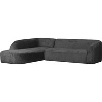 Ecksofa Sloping aus Struktursamt Links, Mountain