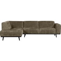 BePureHome  -  Ecksofa Statement aus Struktursamt Links, Bonsai