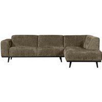 BePureHome  -  Ecksofa Statement aus Struktursamt Rechts, Bonsai