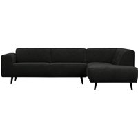 Ecksofa Statement Jacquard-Stoff, modern und klassisch, rechts, graphit, für 4–5 Personen Ecksofa Statement Jacquard-Stoff, modern und klassisch, rechts, graphit, für 4–5 Personen