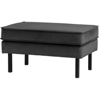 Hocker Rodeo Samt, Anthrazit