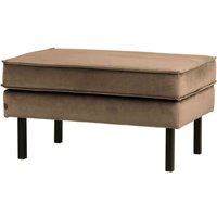 Hocker Rodeo Samt, Taupe