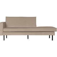 Recamiere Rodeo Daybed Samt links, Kaki