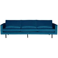 Rodeo Sofa 3-Sitzer Samt, Blau