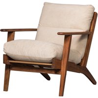 Sessel Houston aus Boucle-Stoff, Natur