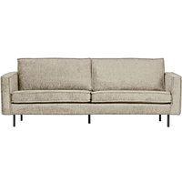Sofa Rodeo 2,5 Sitzer aus Struktursamt, Wheatfield