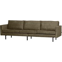 Sofa Rodeo 3 Sitzer aus Struktursamt, Bonsai