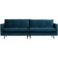 Sofa Rodeo Classic 3 Sitzer Samt, Blau
