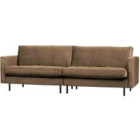 Sofa Rodeo Classic 3 Sitzer Samt, Taupe