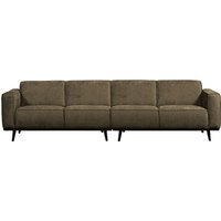 Sofa Statement aus Struktursamt 280 cm, Bonsai