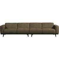 BePureHome  -  Sofa Statement aus Struktursamt 372 cm, Bonsai