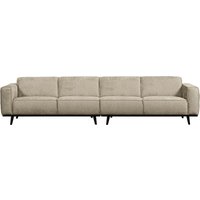 Sofa Statement aus Struktursamt 372 cm, Wheatfield