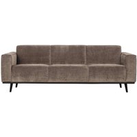 Sofa Statement aus gewebten Jacquard, Taupe