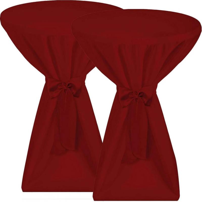 Beautissu STEHTISCHHUSSE Bordeaux Beautissu STEHTISCHHUSSE Bordeaux