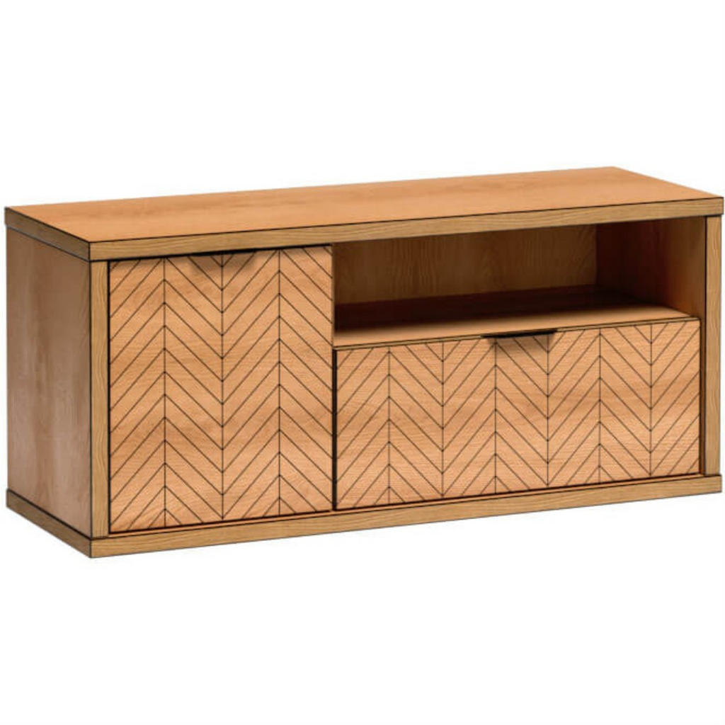 Beautysofa LOWBOARD Eiche