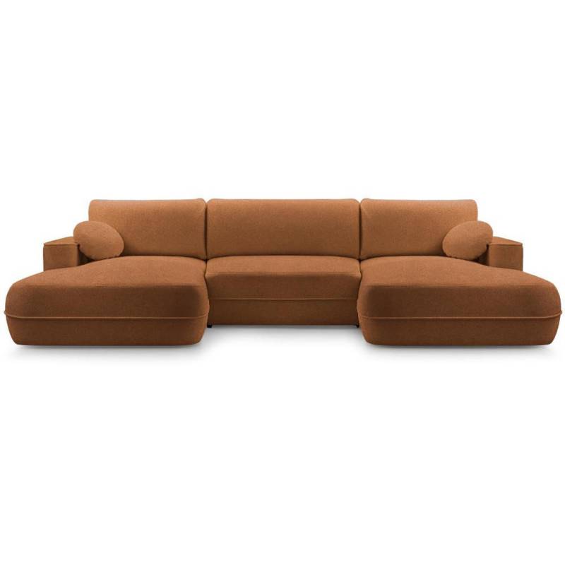 Beautysofa WOHNLANDSCHAFT Dunkelrot