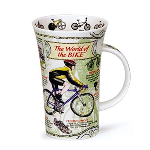 Becher Tasse Form Glencoe Motiv "The World of the Bike" von Dunoon