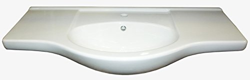 KERAMIK Becken cm.105, Wandmontage, Klassisch, Spüle von Fermart.it