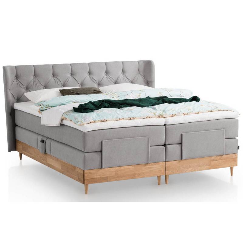 Belanoti BOXSPRINGBETT Hellgrau