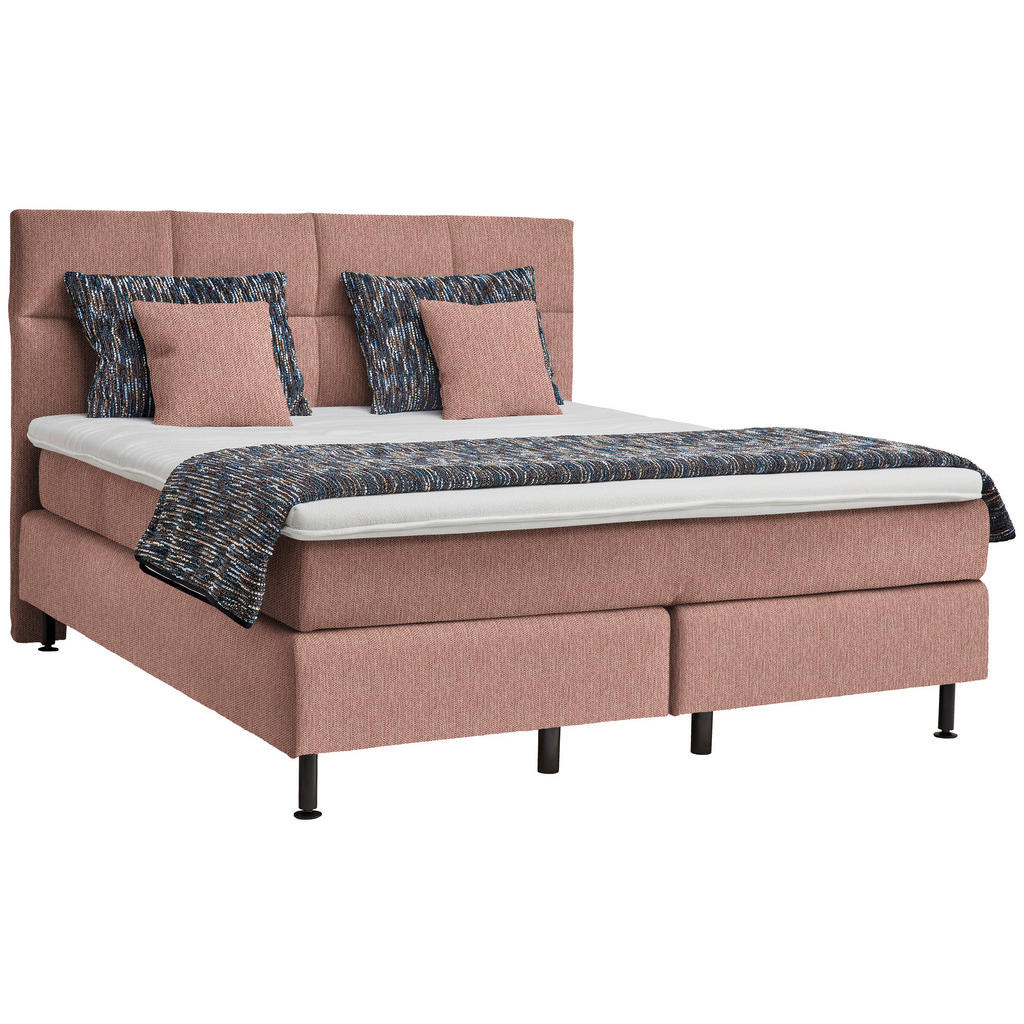Beldomo - Sleep Boxspringbett, Rost, Textil, H2 + H3, 5-Zonen, Höhe ca. 18 cm, 200x200 cm, Goldenes M, Made in EU, gepolstertes Kopfteil, Stoffauswahl, Topper durchgehend, in verschiedenen Größen erhältlich, Partnermatratze mit durchgehendem Bezug, Kopfteilauswahl, Schlafzimmer, Betten, Doppelbetten Beldomo - Sleep Boxspringbett, Rost, Textil, H2 + H3, 5-Zonen, Höhe ca. 18 cm, 200x200 cm, Goldenes M, Made in EU, gepolstertes Kopfteil, Stoffauswahl, Topper durchgehend, in verschiedenen Größen erhältlich, Partnermatratze mit durchgehendem Bezug, Kopfteilauswahl, Schlafzimmer, Betten, Doppelbetten von Beldomo - Sleep