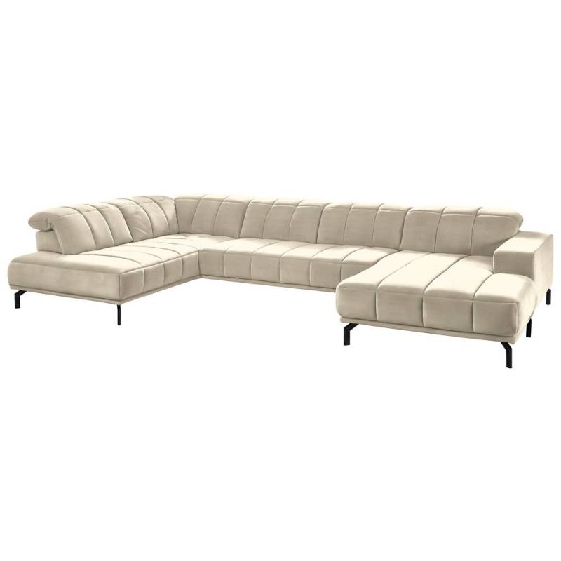 Beldomo Style WOHNLANDSCHAFT Natur, Creme