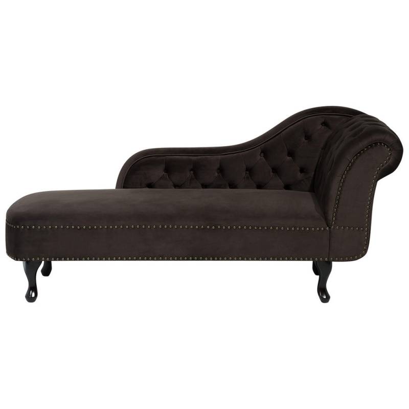 Beliani CHAISELONGUE Braun