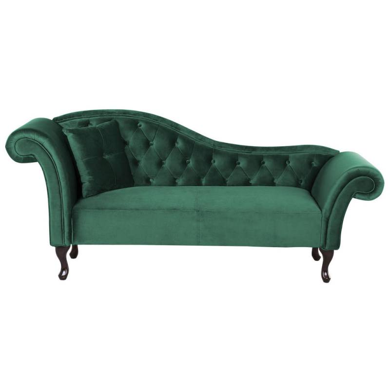 Beliani CHAISELONGUE Grün