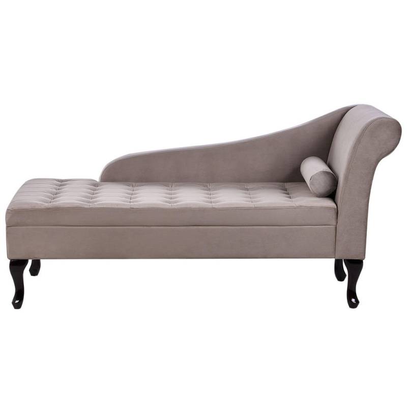 Beliani CHAISELONGUE Schwarz, Beige Beliani CHAISELONGUE Schwarz, Beige
