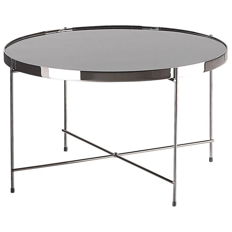 Beliani COUCHTISCH Schwarz, Silber