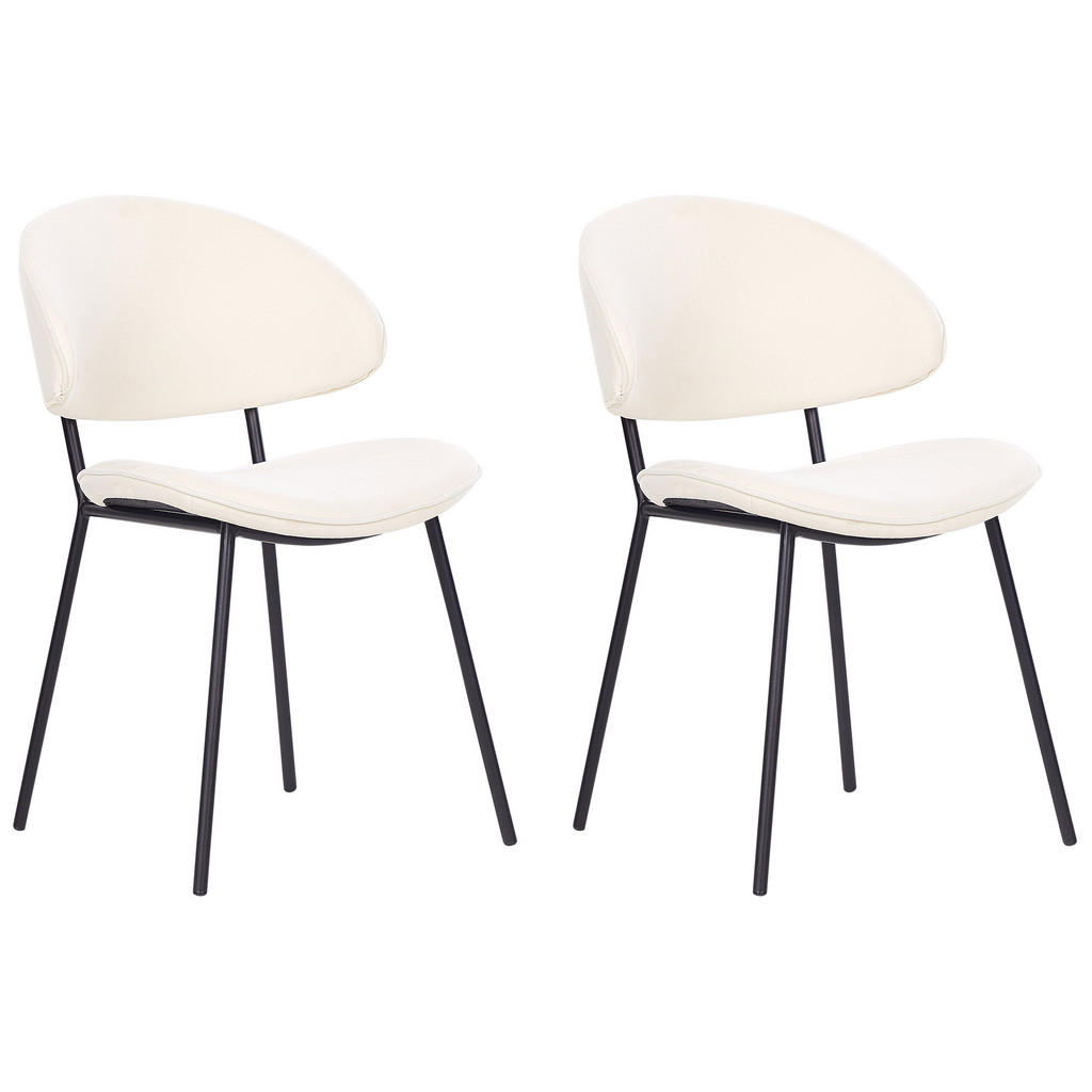Beliani ESSZIMMERSTUHL Beige Beliani ESSZIMMERSTUHL Beige