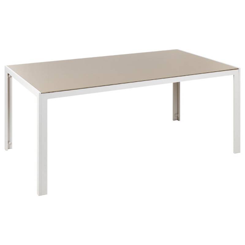 Beliani GARTENTISCH Beige