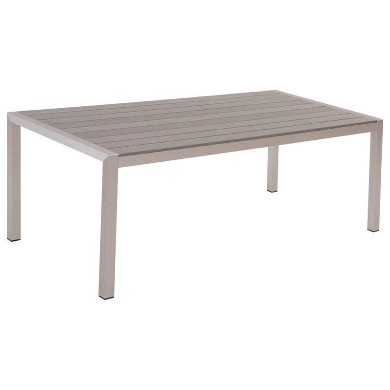 Beliani GARTENTISCH Grau