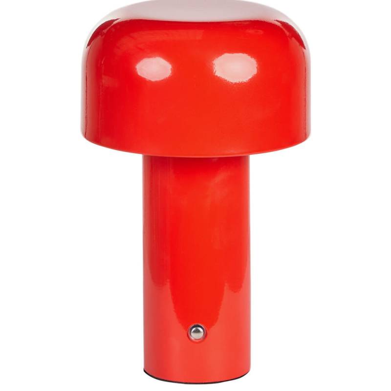 Beliani LED-TISCHLEUCHTE Rot