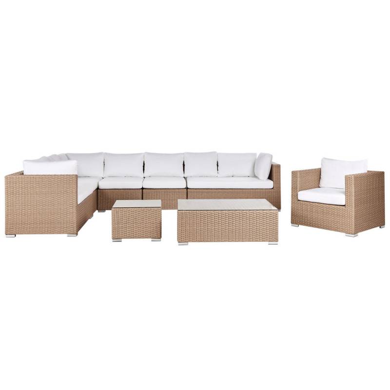 Beliani LOUNGE-SET Sand