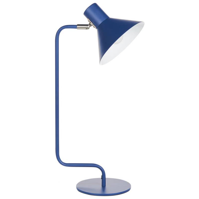 Beliani SCHREIBTISCHLAMPE Blau