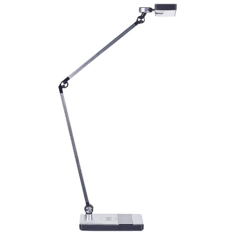 Beliani SCHREIBTISCHLAMPE Silber