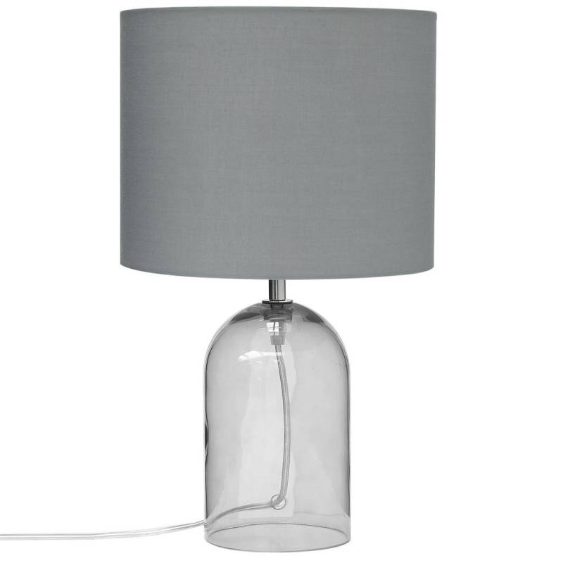 Beliani TISCHLAMPE Grau