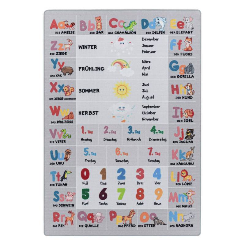 XXXL KINDERTEPPICH Grau